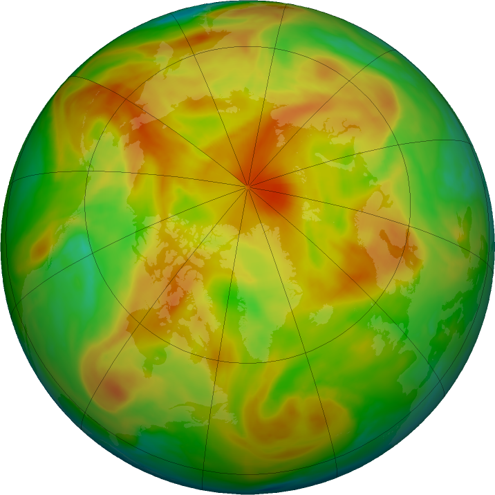 Arctic ozone map for 30 April 2023